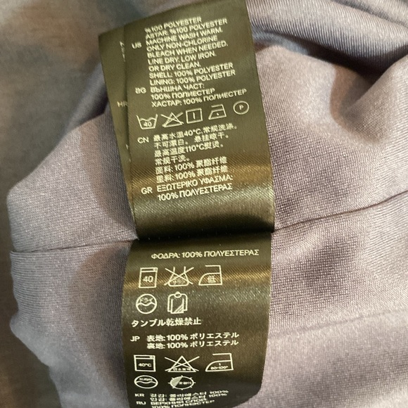 H&M - Grey shift dress. Size 8 - Picture 6 of 9